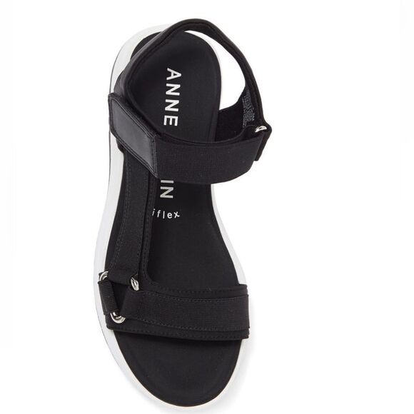 ANNE KLEIN Goldie Sport Sneaker Sandal, Comfort Cushioned, Black, Size 11, NWT - Picture 5 of 16